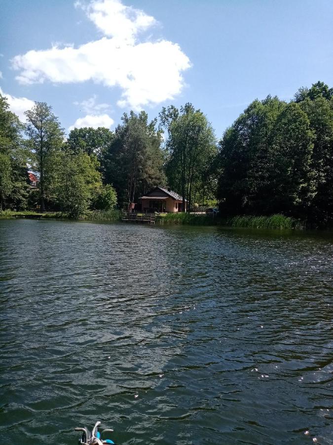 Urokliwy Domek Nad Brzegiem Jeziora Lubiatów Екстериор снимка